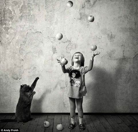 Juggling-child